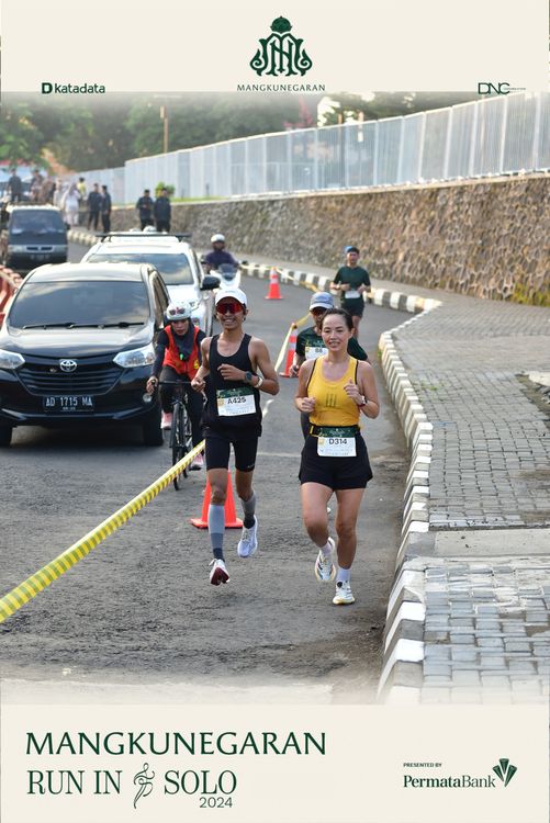 Race photo from Mangkunegaran Run 2024