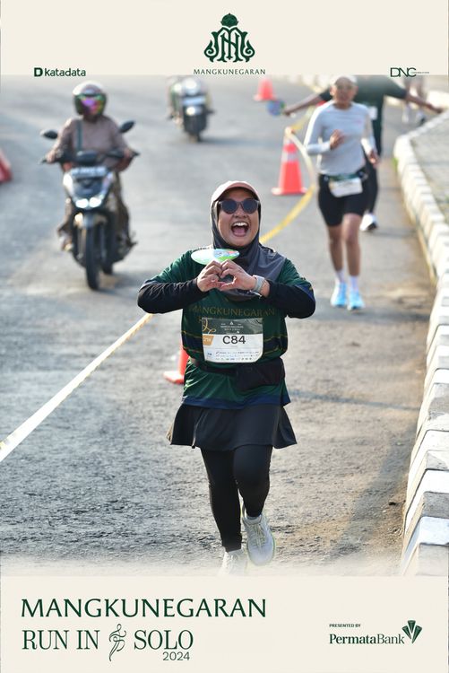 Race photo from Mangkunegaran Run 2024