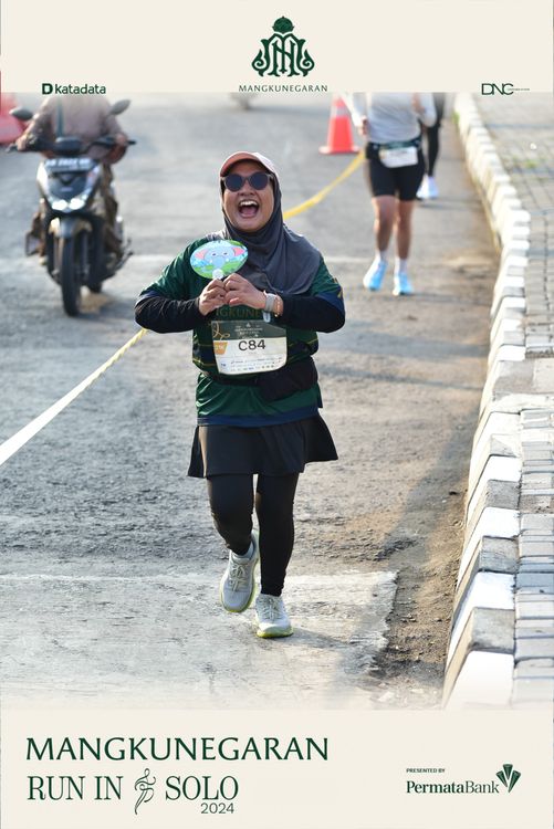 Race photo from Mangkunegaran Run 2024
