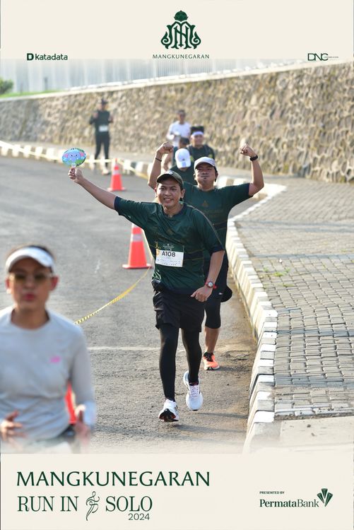 Race photo from Mangkunegaran Run 2024