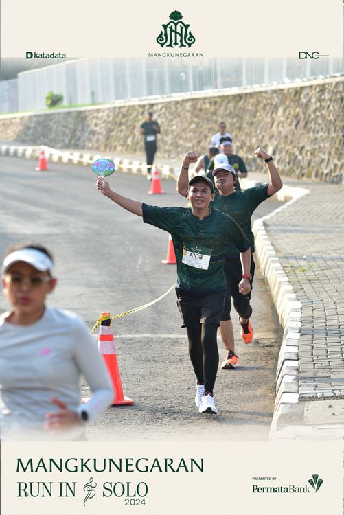 Race photo from Mangkunegaran Run 2024