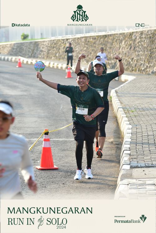 Race photo from Mangkunegaran Run 2024