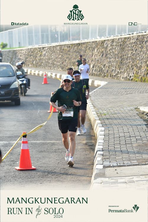 Race photo from Mangkunegaran Run 2024