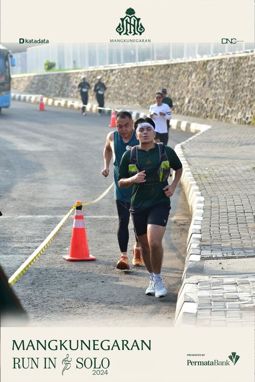 Race photo from Mangkunegaran Run 2024