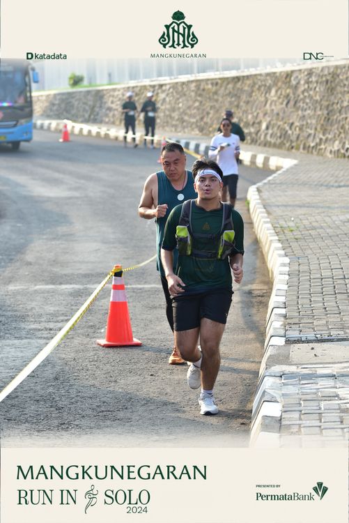 Race photo from Mangkunegaran Run 2024