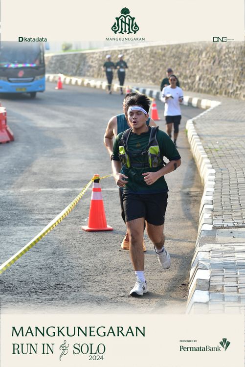 Race photo from Mangkunegaran Run 2024