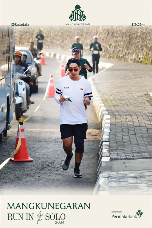 Race photo from Mangkunegaran Run 2024