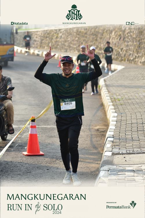Race photo from Mangkunegaran Run 2024