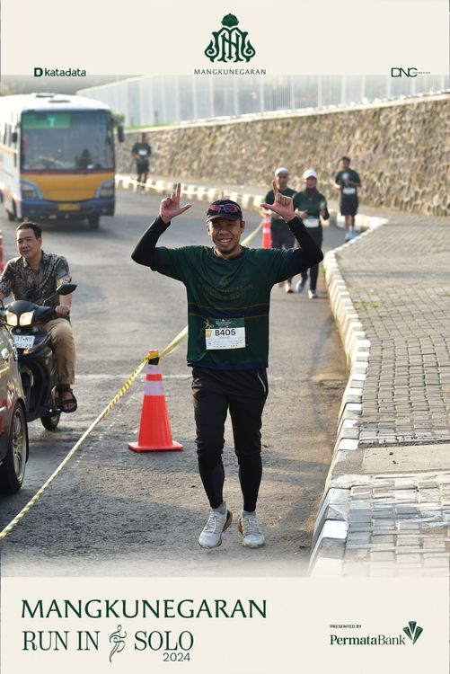 Race photo from Mangkunegaran Run 2024