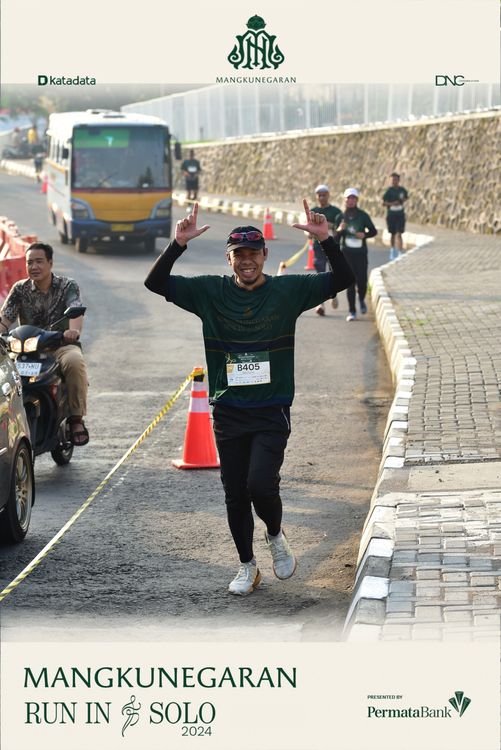 Race photo from Mangkunegaran Run 2024