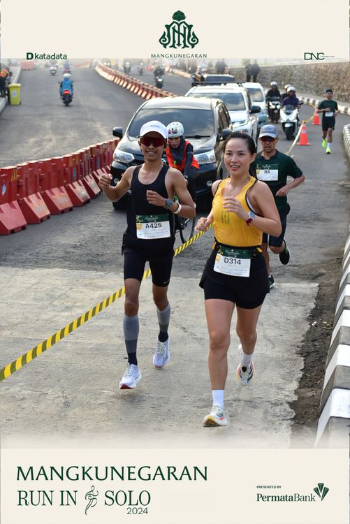 Race photo from Mangkunegaran Run 2024