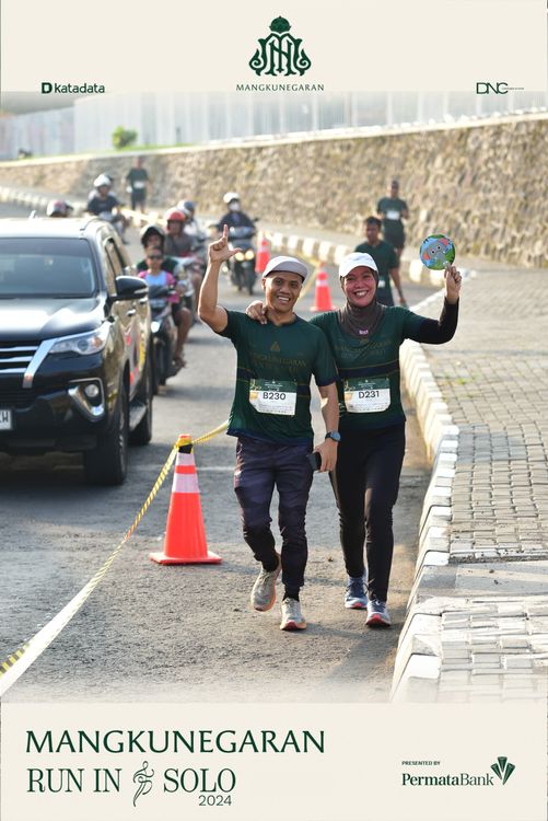 Race photo from Mangkunegaran Run 2024