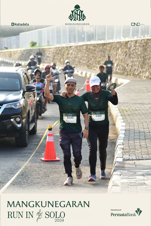 Race photo from Mangkunegaran Run 2024