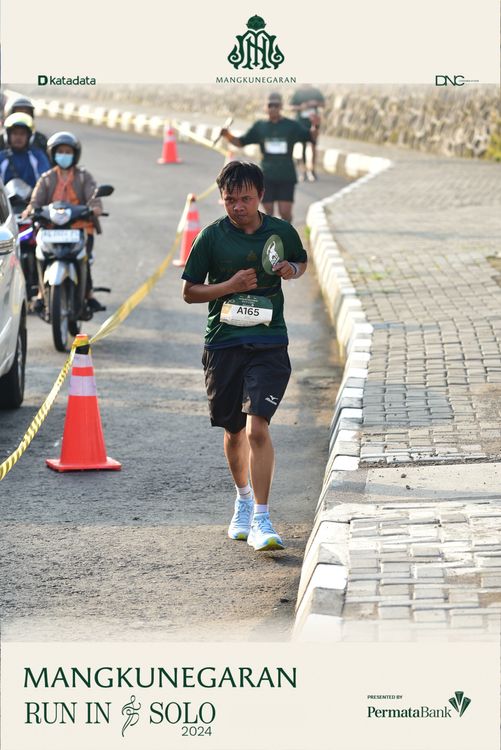 Race photo from Mangkunegaran Run 2024
