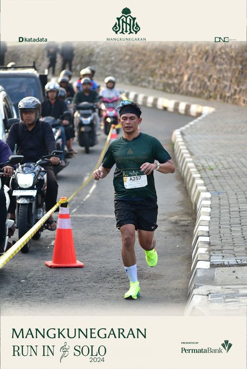 Race photo from Mangkunegaran Run 2024