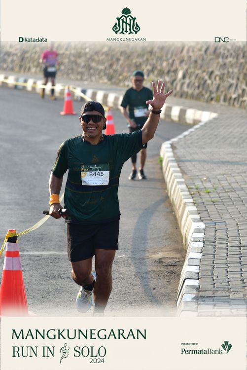 Race photo from Mangkunegaran Run 2024