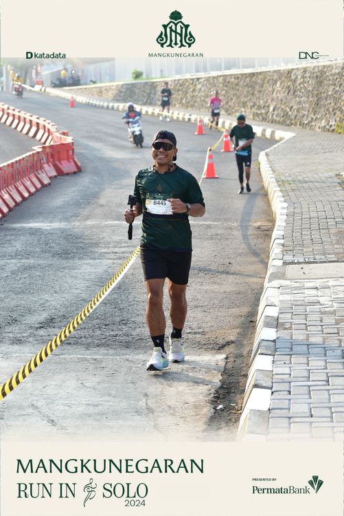 Race photo from Mangkunegaran Run 2024