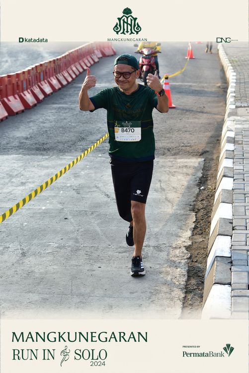 Race photo from Mangkunegaran Run 2024