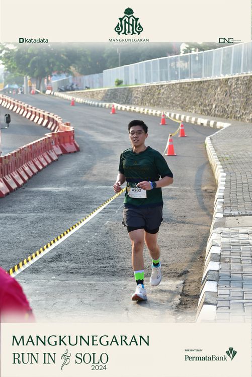 Race photo from Mangkunegaran Run 2024