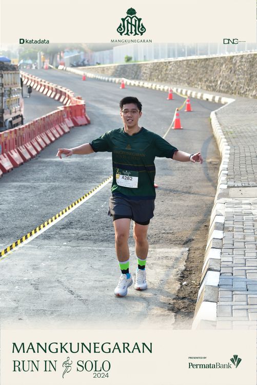 Race photo from Mangkunegaran Run 2024