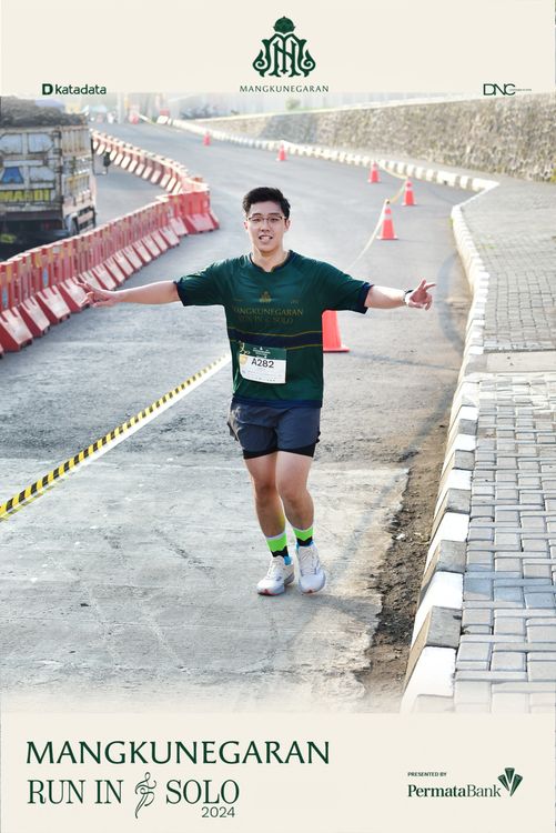 Race photo from Mangkunegaran Run 2024