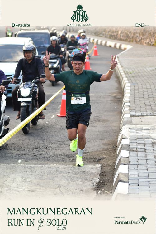 Race photo from Mangkunegaran Run 2024