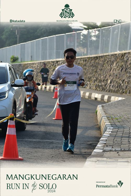 Race photo from Mangkunegaran Run 2024