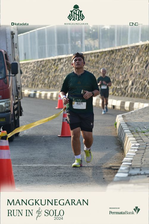 Race photo from Mangkunegaran Run 2024