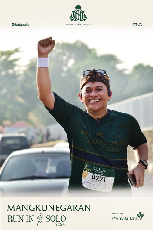 Race photo from Mangkunegaran Run 2024