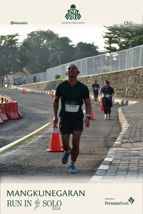 Race photo from Mangkunegaran Run 2024