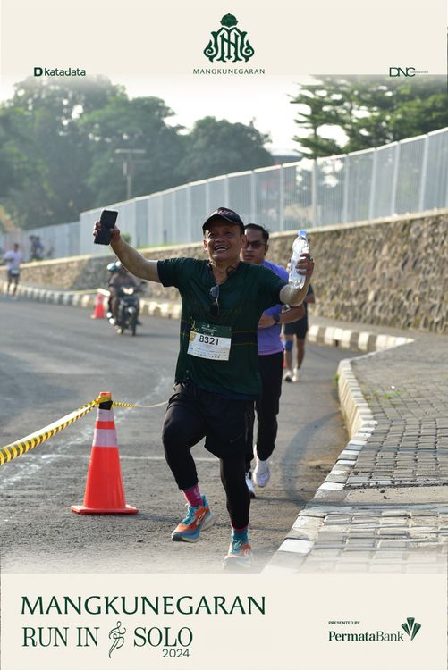 Race photo from Mangkunegaran Run 2024