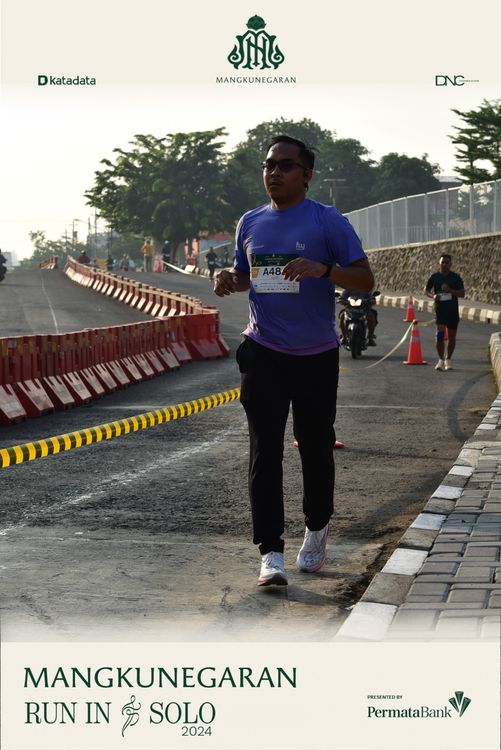 Race photo from Mangkunegaran Run 2024