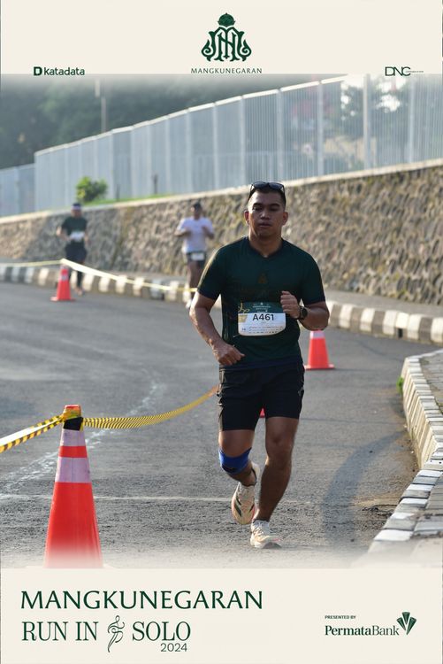 Race photo from Mangkunegaran Run 2024