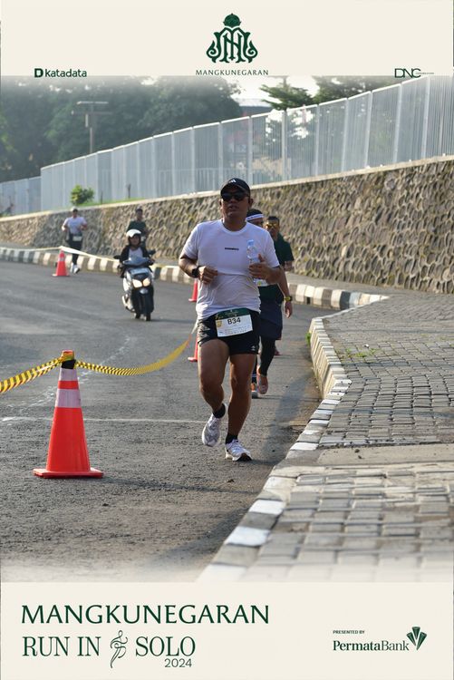 Race photo from Mangkunegaran Run 2024