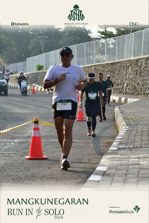 Race photo from Mangkunegaran Run 2024