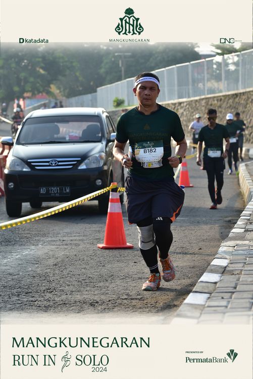 Race photo from Mangkunegaran Run 2024
