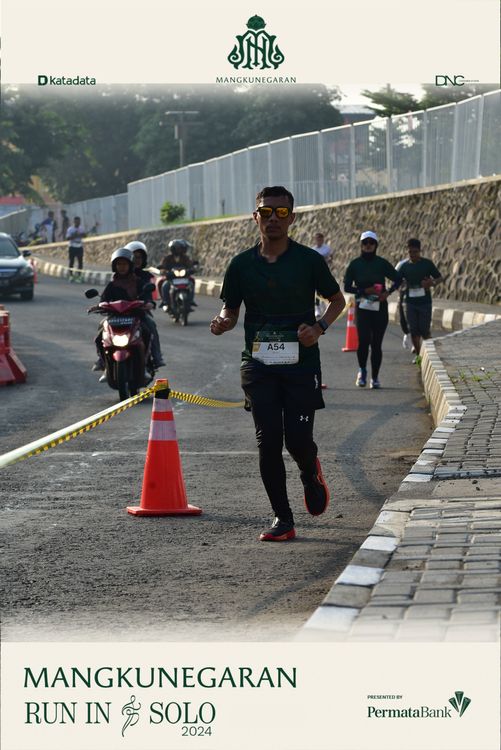 Race photo from Mangkunegaran Run 2024