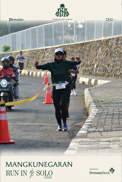 Race photo from Mangkunegaran Run 2024
