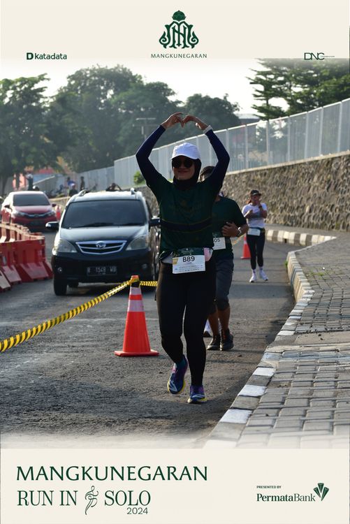 Race photo from Mangkunegaran Run 2024