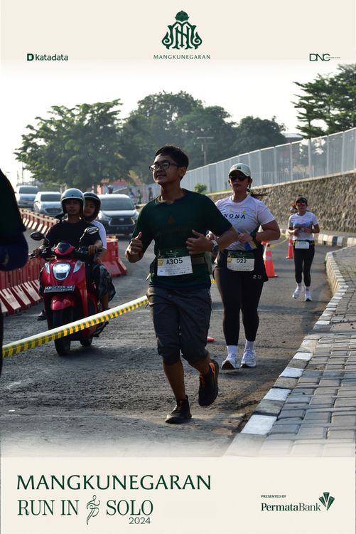 Race photo from Mangkunegaran Run 2024
