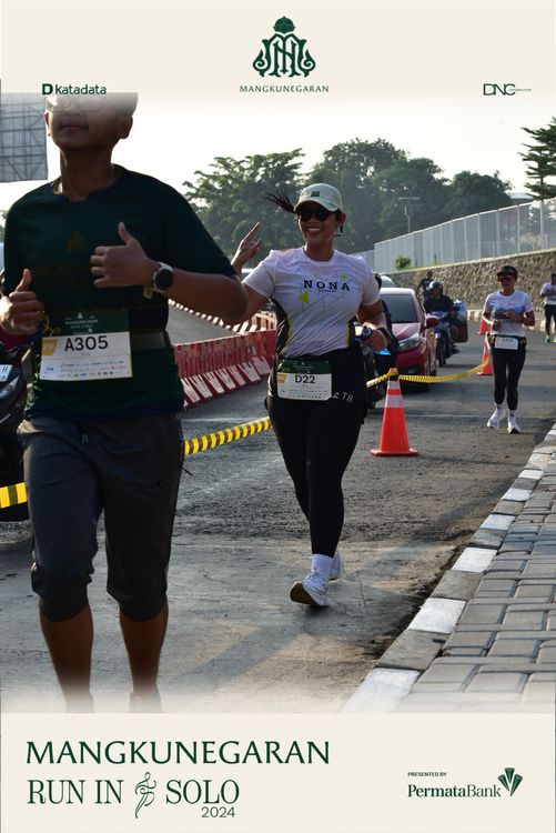 Race photo from Mangkunegaran Run 2024