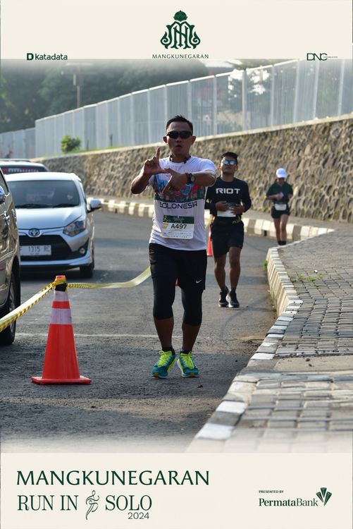 Race photo from Mangkunegaran Run 2024