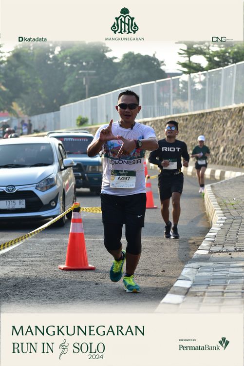 Race photo from Mangkunegaran Run 2024