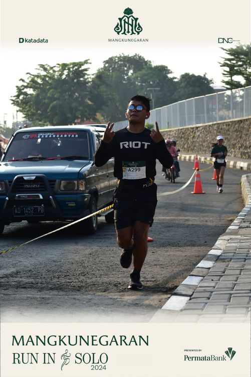 Race photo from Mangkunegaran Run 2024