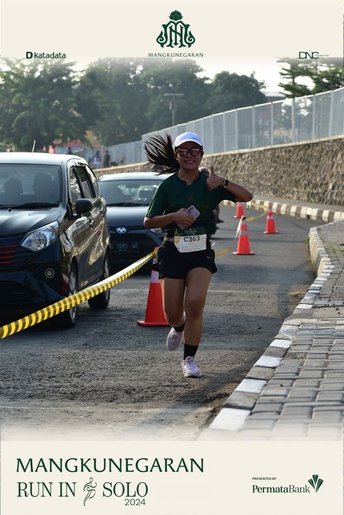 Race photo from Mangkunegaran Run 2024