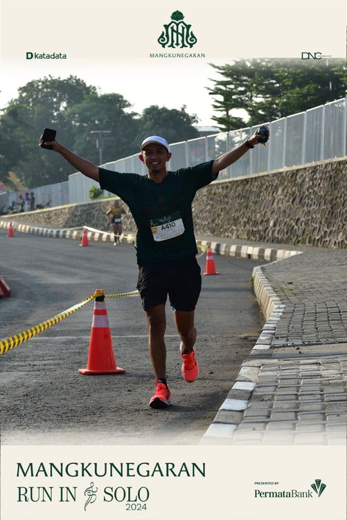 Race photo from Mangkunegaran Run 2024