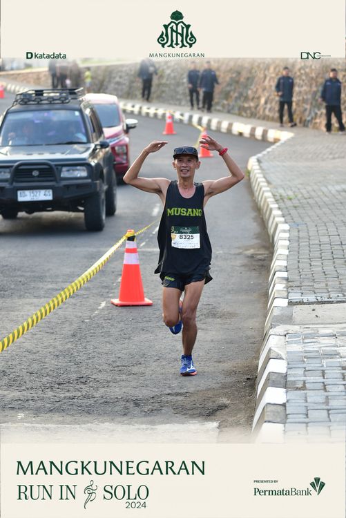 Race photo from Mangkunegaran Run 2024