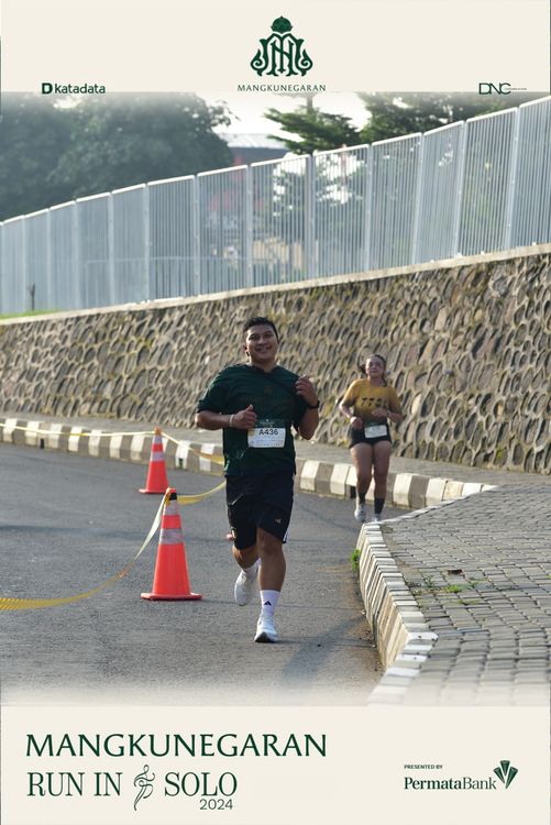 Race photo from Mangkunegaran Run 2024