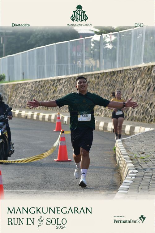 Race photo from Mangkunegaran Run 2024
