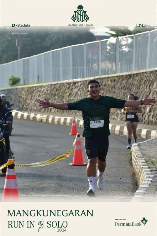 Race photo from Mangkunegaran Run 2024